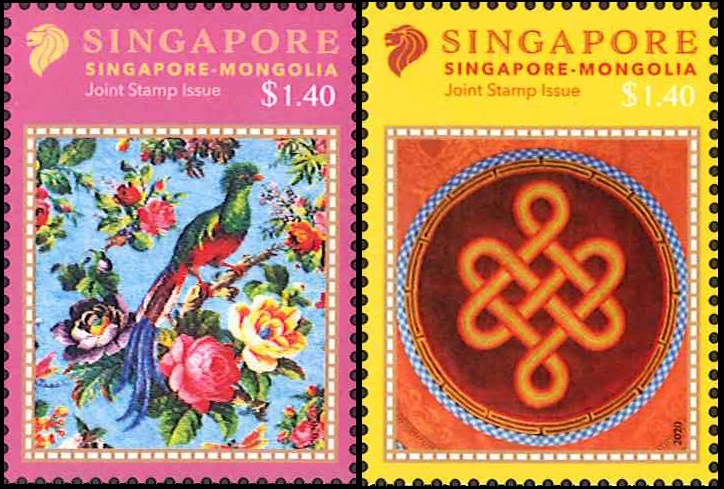 シンガポール 未使用切手 お花 シンガポール 未使用切手 お花