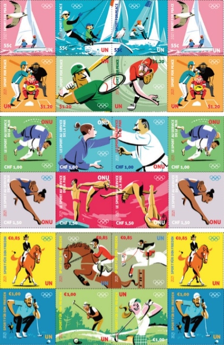 外国切手 オリンピックシリーズ 7345 外国切手 オーストリア 1976年ウィンター オリンピック 4V