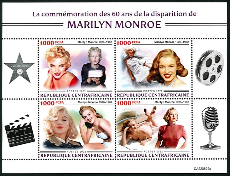 マリリンモンロー 切手 （最新な アメリカ 1995年マリリン