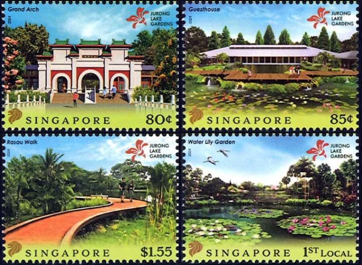 3829 外国切手 シンガポール 1990年 観光 8種9枚 未使用 1990年代 |