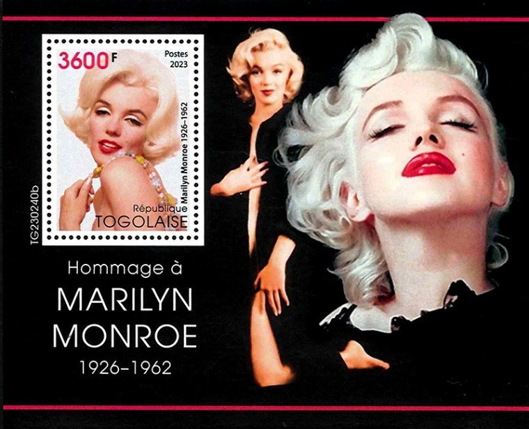 3015 外国切手 コンゴ民主 2001年 マリリンモンロー 6面入りシート3種 3015 外国切手 コンゴ民主 2001年 マリリンモンロー 6面入りシート3種