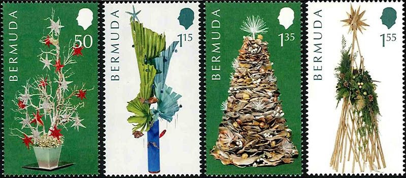 クリスマスシール　アメリカ　海外切手　切手　未使用 海外 外国 アメリカの切手 未使用 かわいいクリスマス 4種