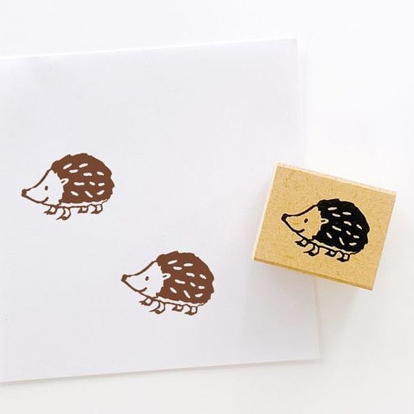 ピッコロスタンプ／ハリネズミ