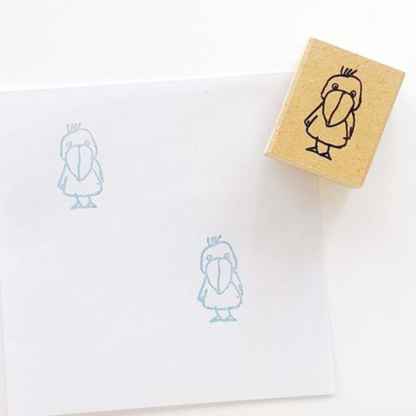 ピッコロスタンプ／ハシビロコウ