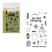 【S】クリアスタンプシートＴ／GO OUT CAMPING