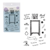 【S】クリアスタンプシートＴ／WEDDING