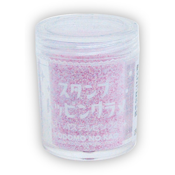 【S】スタンプトッピングラメＭ／パステルピンク２