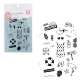 【S】クリアスタンプシートＴ／HELLO SUMMER