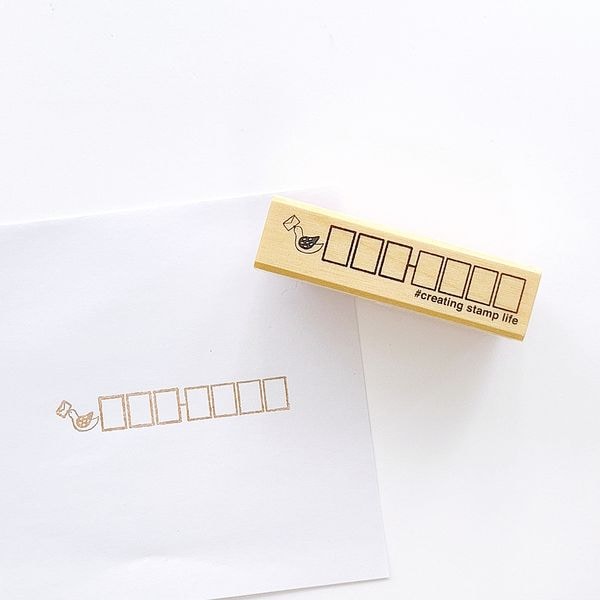 アイラブスタンプ／郵便番号枠・伝書鳩