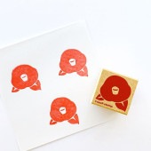 【S】レトロはんこ／小／サザンカ