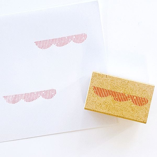 おめかしハンコ／ストライプの山