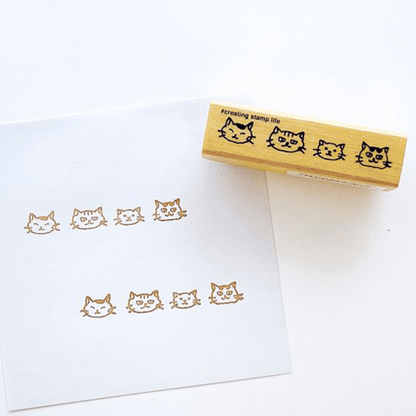 Ｎアイラブスタンプ／ねこ・ボーダー