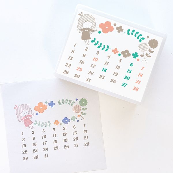 このいろスタンプmizutama／ときめきカレンダー