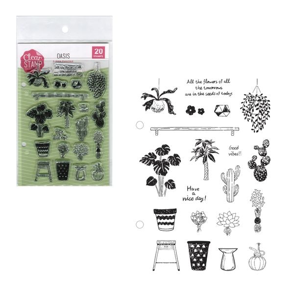 クリアスタンプシート／OASIS