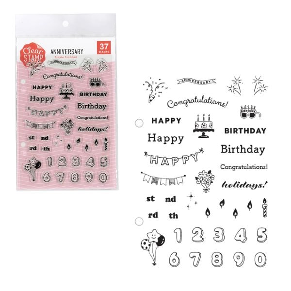 クリアスタンプシート／ANNIVERSARY