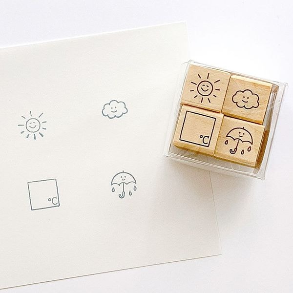 #手帳はんこ部／天気