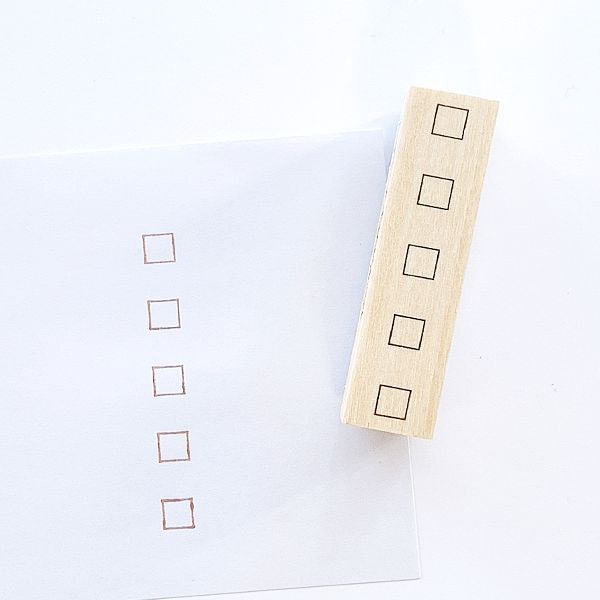 #手帳はんこ部／チェック□