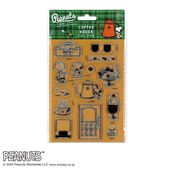 スヌーピークリアスタンプシート／コーヒーハウス