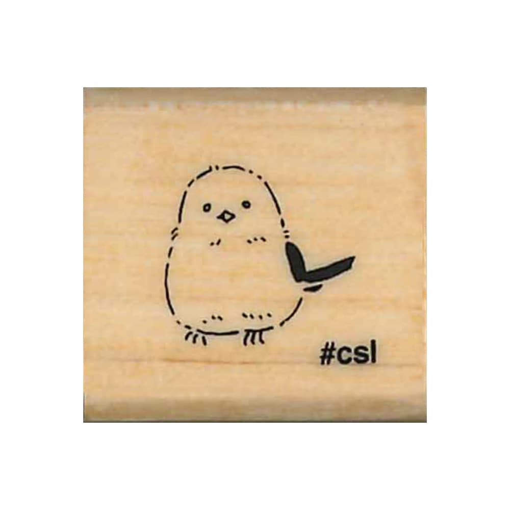 消しゴムはんこNo.369 ミモザとシマエナガ 消しゴムはんこNo.369 ミモザとシマエナガ