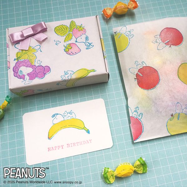 スヌーピークリアスタンプシート／ナチュラリースイーツ