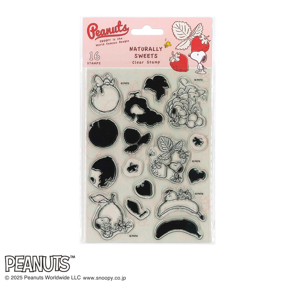 スヌーピークリアスタンプシート/ナチュラリースイーツ