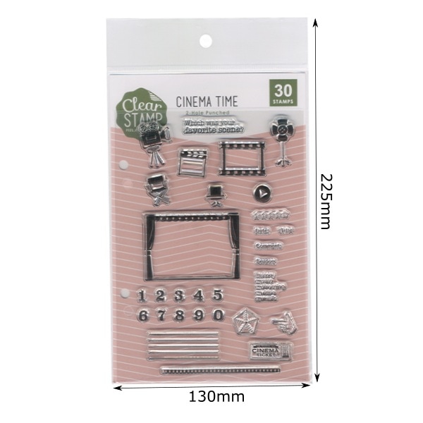 S】クリアスタンプシート／CINEMA TIME | 【スタンプリップル】こども