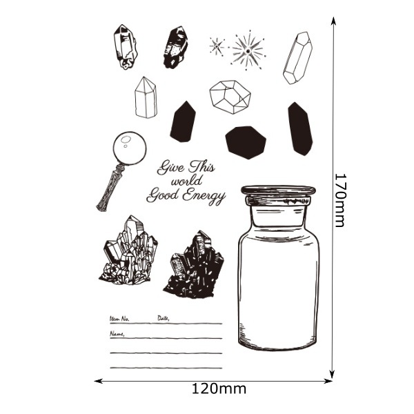 【S】クリアスタンプシート／MINERAL STONE