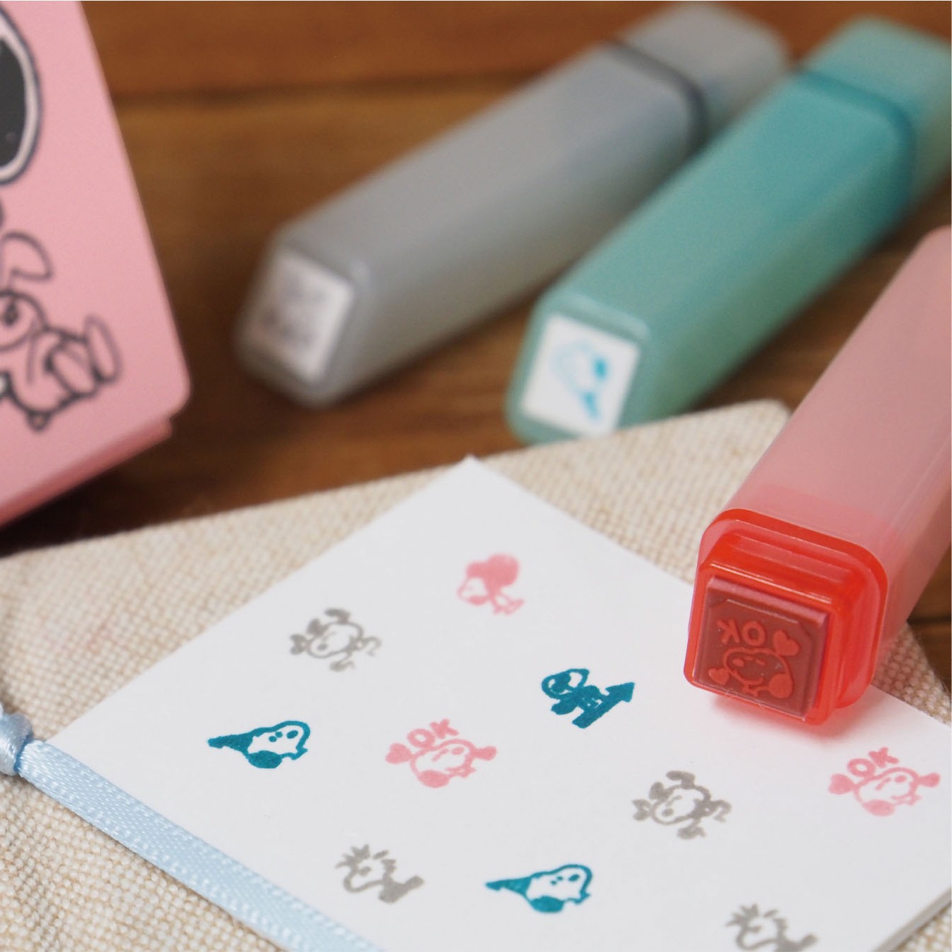 スヌーピーワンポイント浸透印