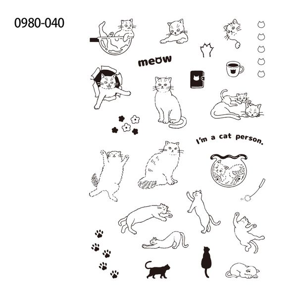 クリアスタンプシート/CLENYA STAMP JOURNYAL