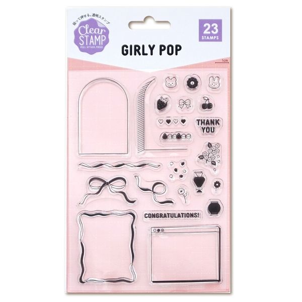 クリアスタンプシート／GIRLY POP