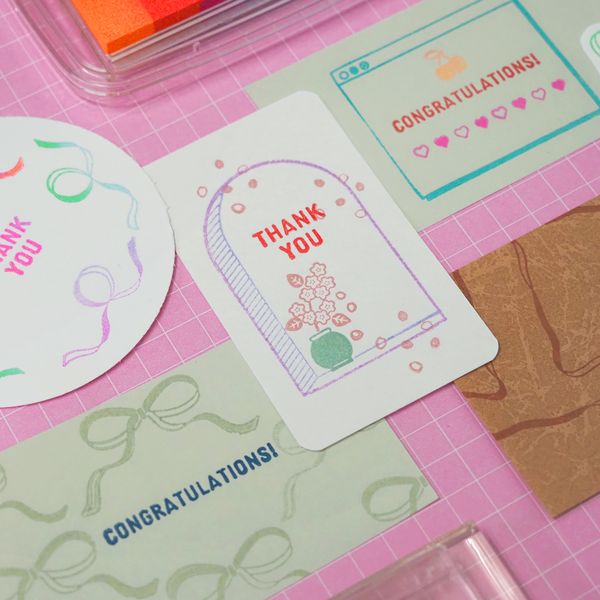 クリアスタンプシート／GIRLY POP