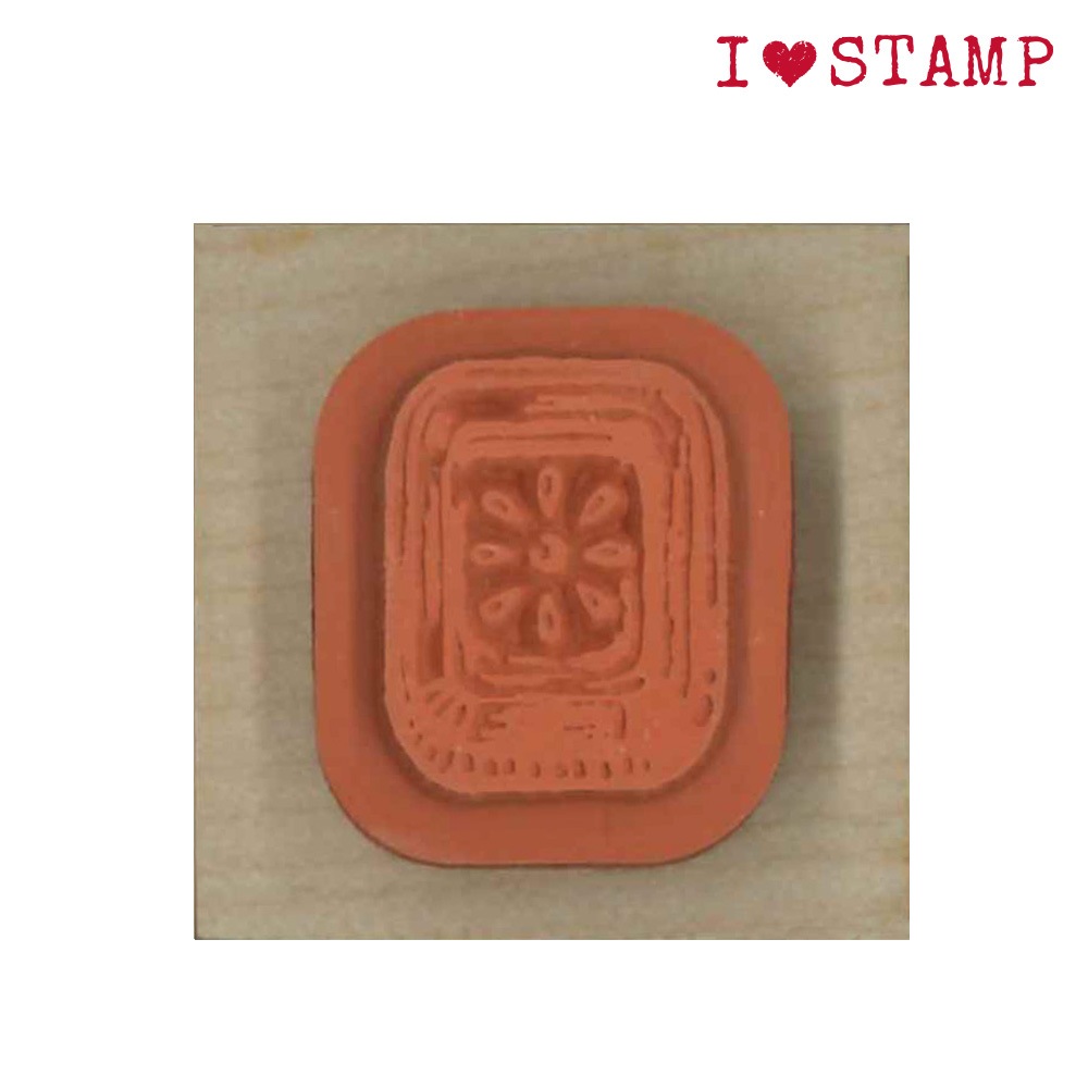 アイラブスタンプ／ドロップ（四角形）