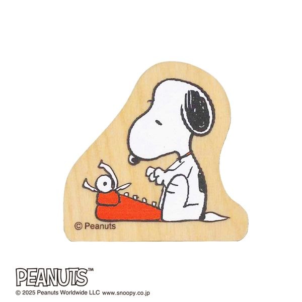 スヌーピー ウッドピーススタンプ/001