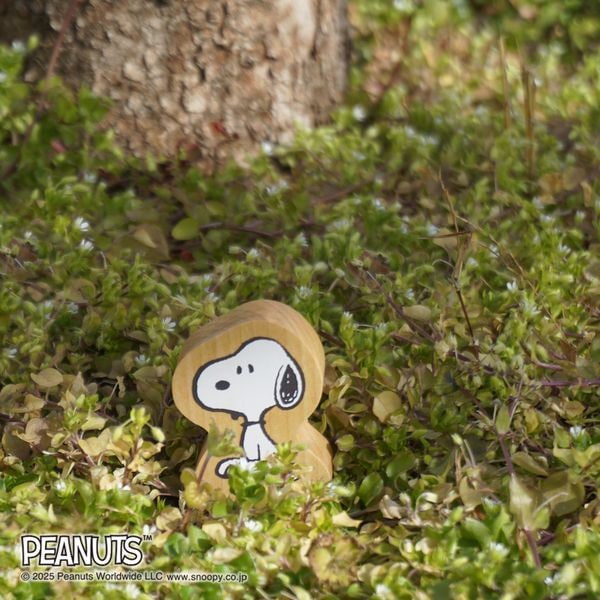 スヌーピー ウッドピーススタンプ/001