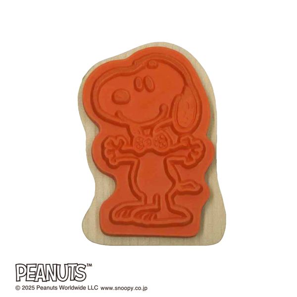 スヌーピー ウッドピーススタンプ/002