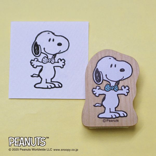 スヌーピー ウッドピーススタンプ/002
