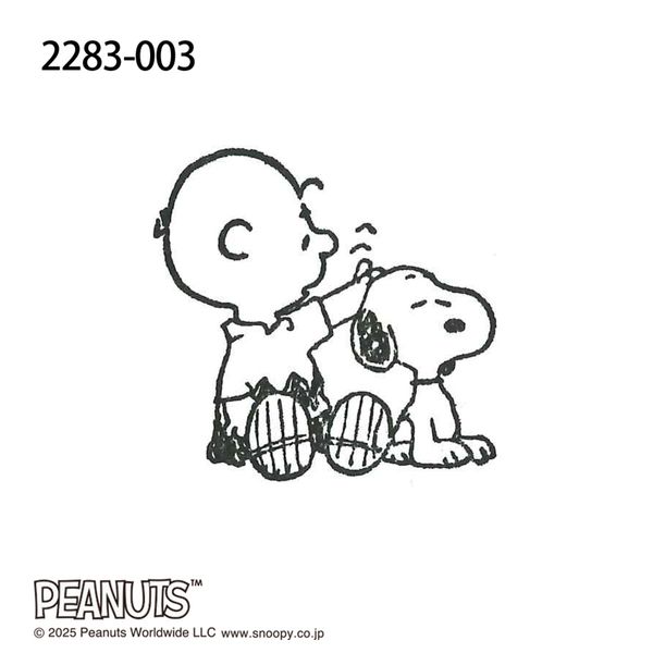 スヌーピー ウッドピーススタンプ/003