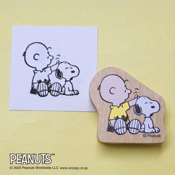 スヌーピー ウッドピーススタンプ/003