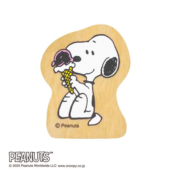 スヌーピー ウッドピーススタンプ/004