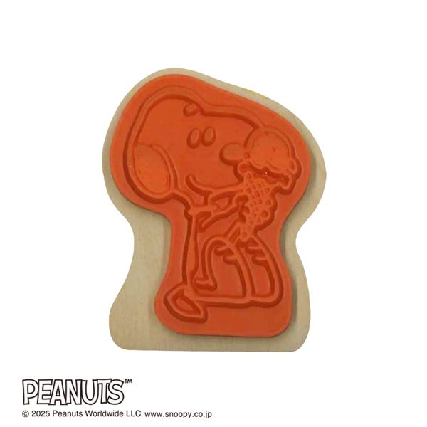スヌーピー ウッドピーススタンプ/004