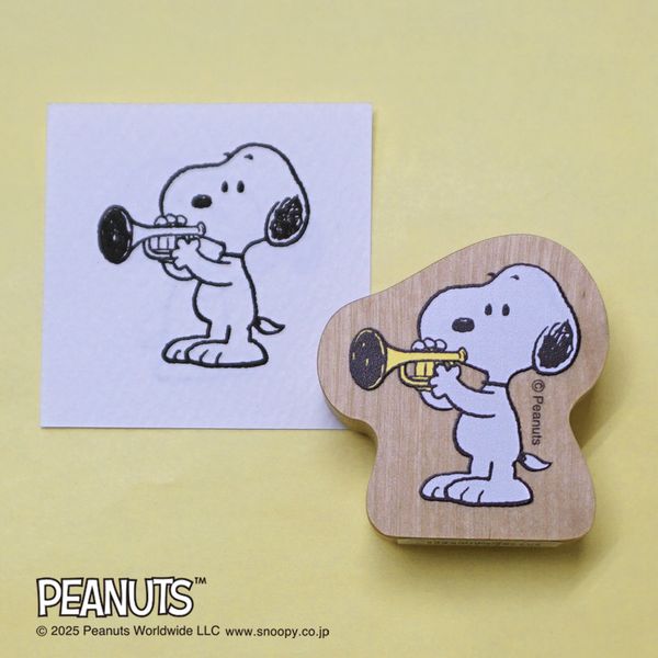 スヌーピー ウッドピーススタンプ／006