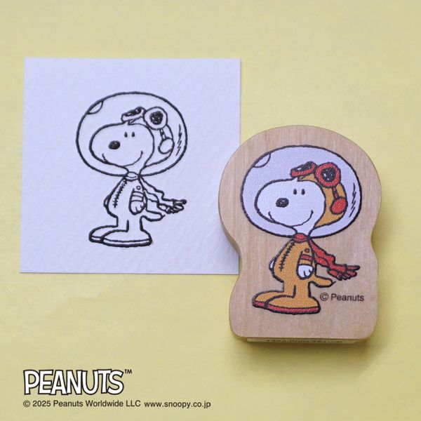 スヌーピー ウッドピーススタンプ/007