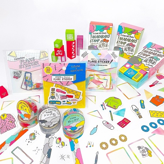 たけちよフレークシール／上質紙シール