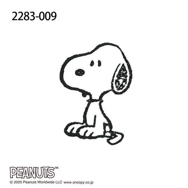 スヌーピー ウッドピーススタンプ/009
