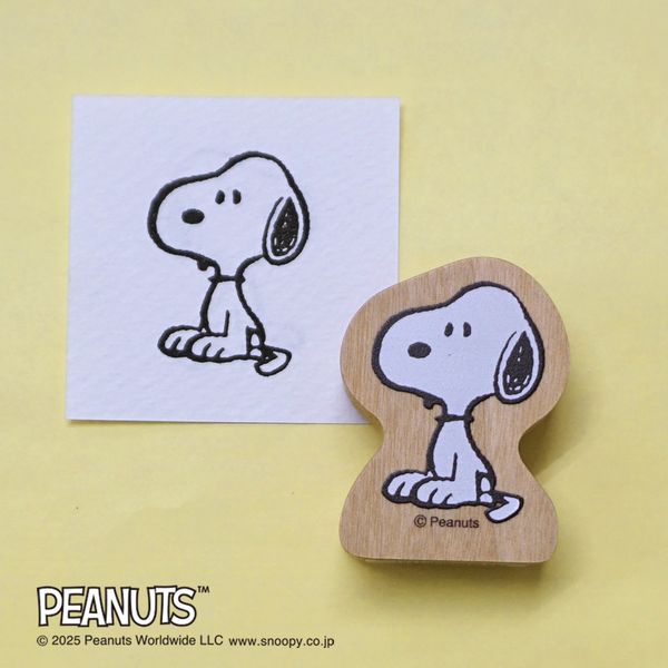 スヌーピー ウッドピーススタンプ/009
