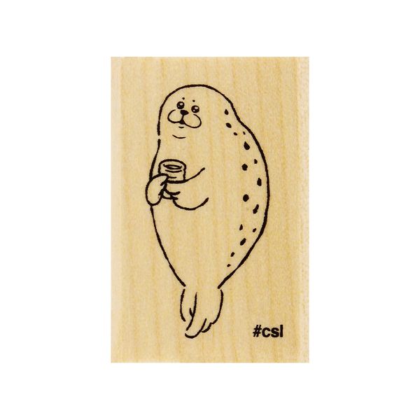 アイラブスタンプ／茶呑みアザラシ
