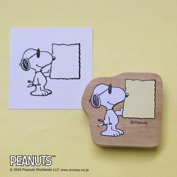 スヌーピー ウッドピーススタンプ/010