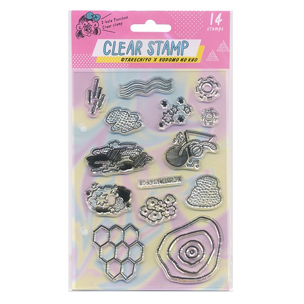 たけちよクリアスタンプ/模様など14種