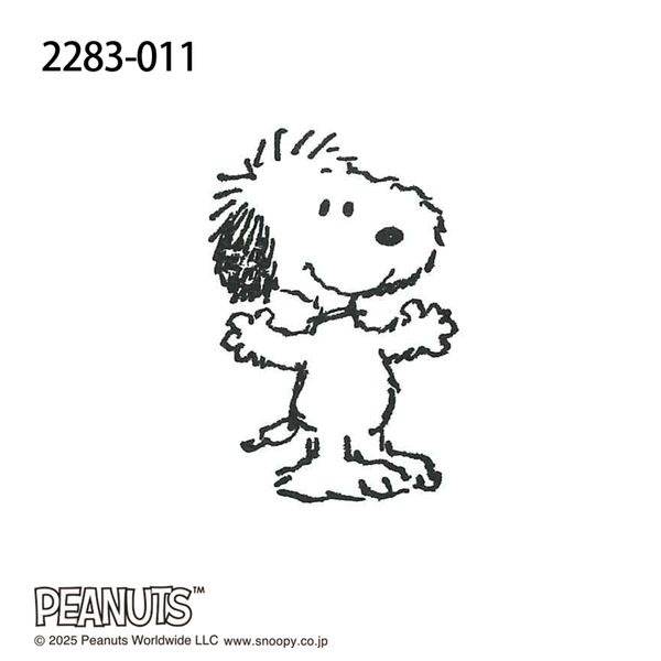 スヌーピー ウッドピーススタンプ／011