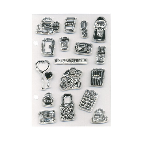 たけちよクリアスタンプ／アイテムなど17種